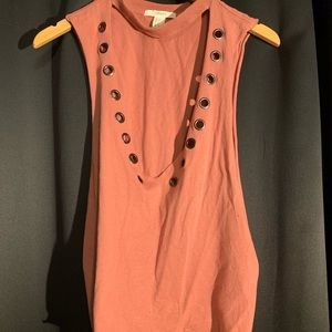 V neck tank top